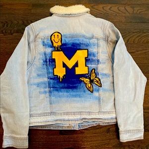 NWT University of Michigan Custom Logo Jacket